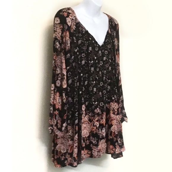 Raglan Swing Tunic DRESS Lucky Loosey Onyx Black - Picture 5 of 6